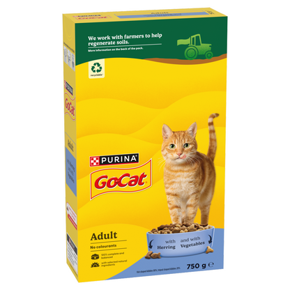 Go-Cat Adult Dry Cat Food - Herring & Vegetable