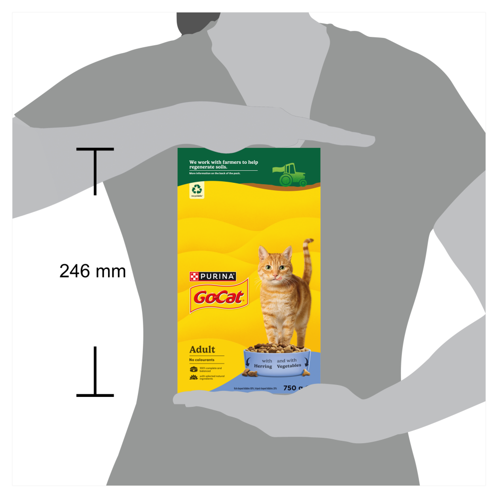 Go-Cat Adult Dry Cat Food - Herring & Vegetable