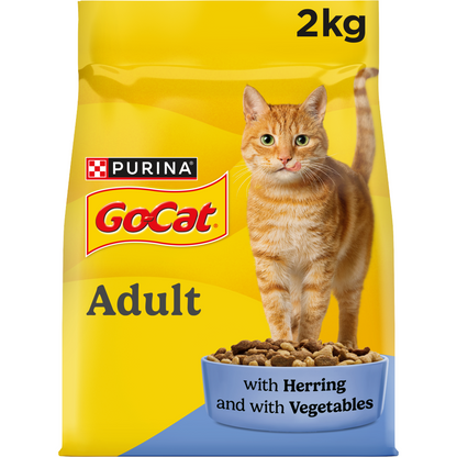 Go-Cat Adult Dry Cat Food - Herring & Vegetable