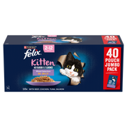 Felix As Good As it Looks Kitten Mixed Selection in Jelly Wet Cat Food