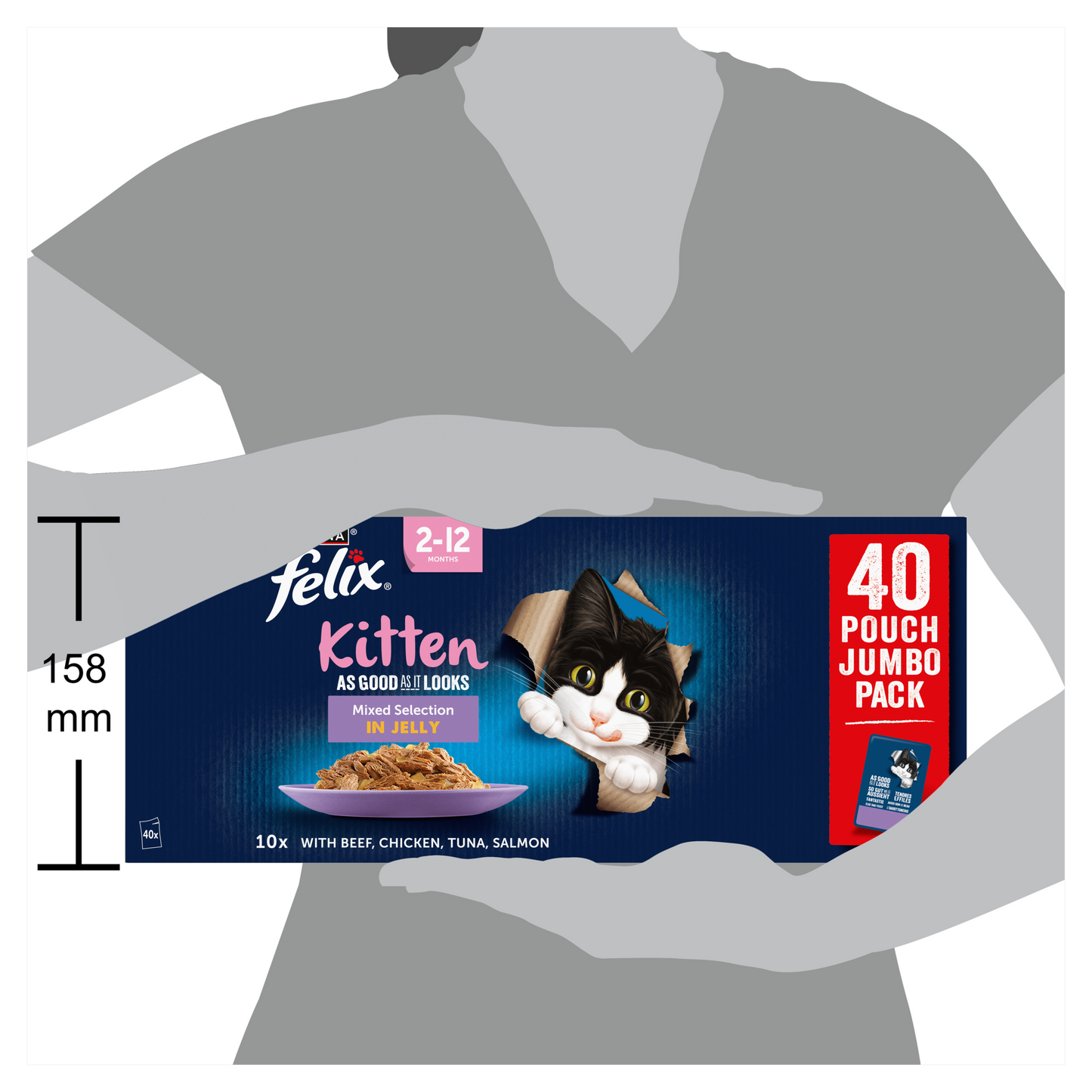 Felix As Good As it Looks Kitten Mixed Selection in Jelly Wet Cat Food