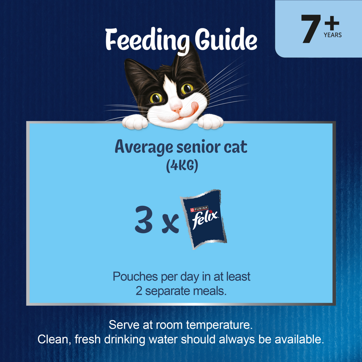 Felix As Good As it Looks Senior 7+ Fish Selection in Jelly Wet Cat Food