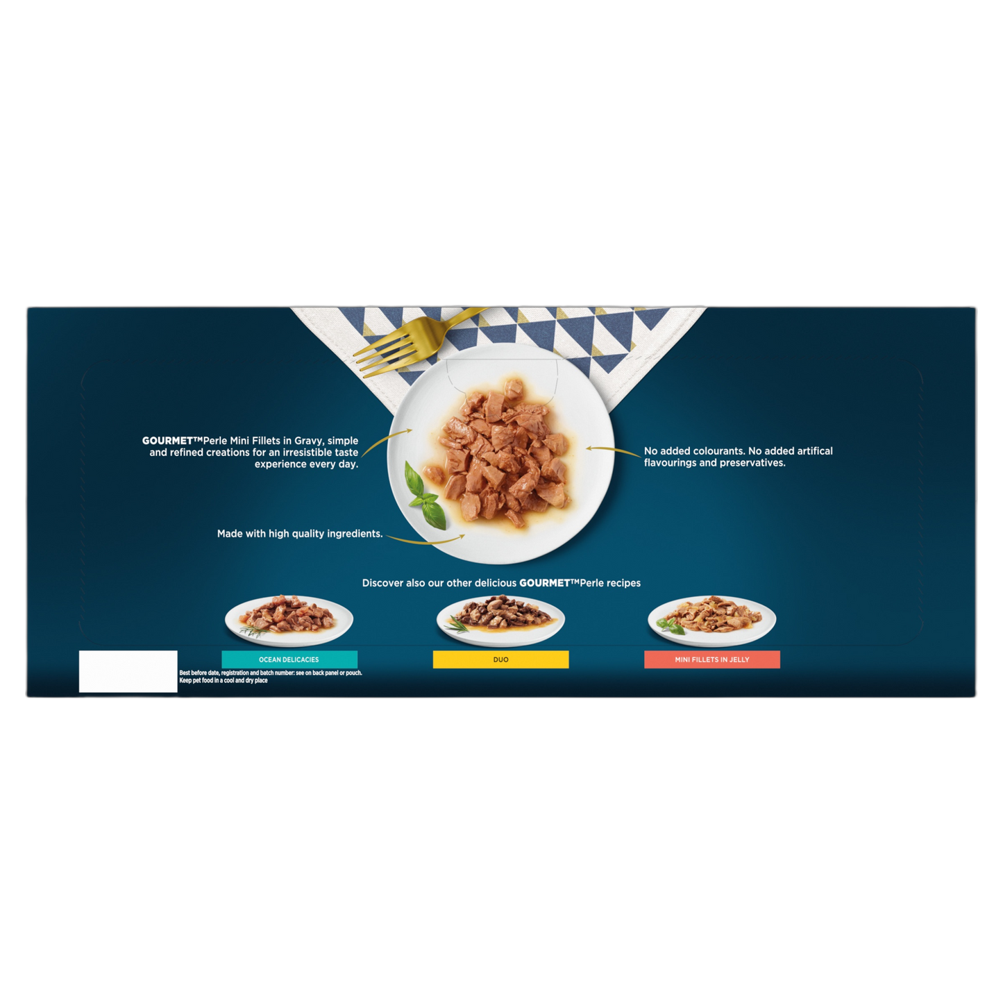 Gourmet Perle Delighter's Collection Mini Fillets in Gravy Pouch Adult Wet Cat Food