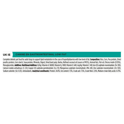 Purina Pro Plan Veterinary Diets EN Canine Gastrointestinal Low Fat Adult Dry Dog Food