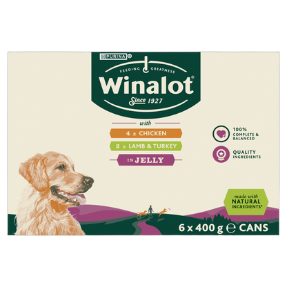 Winalot Classics Mixed Meat in Jelly Can Adult Wet Dog Food