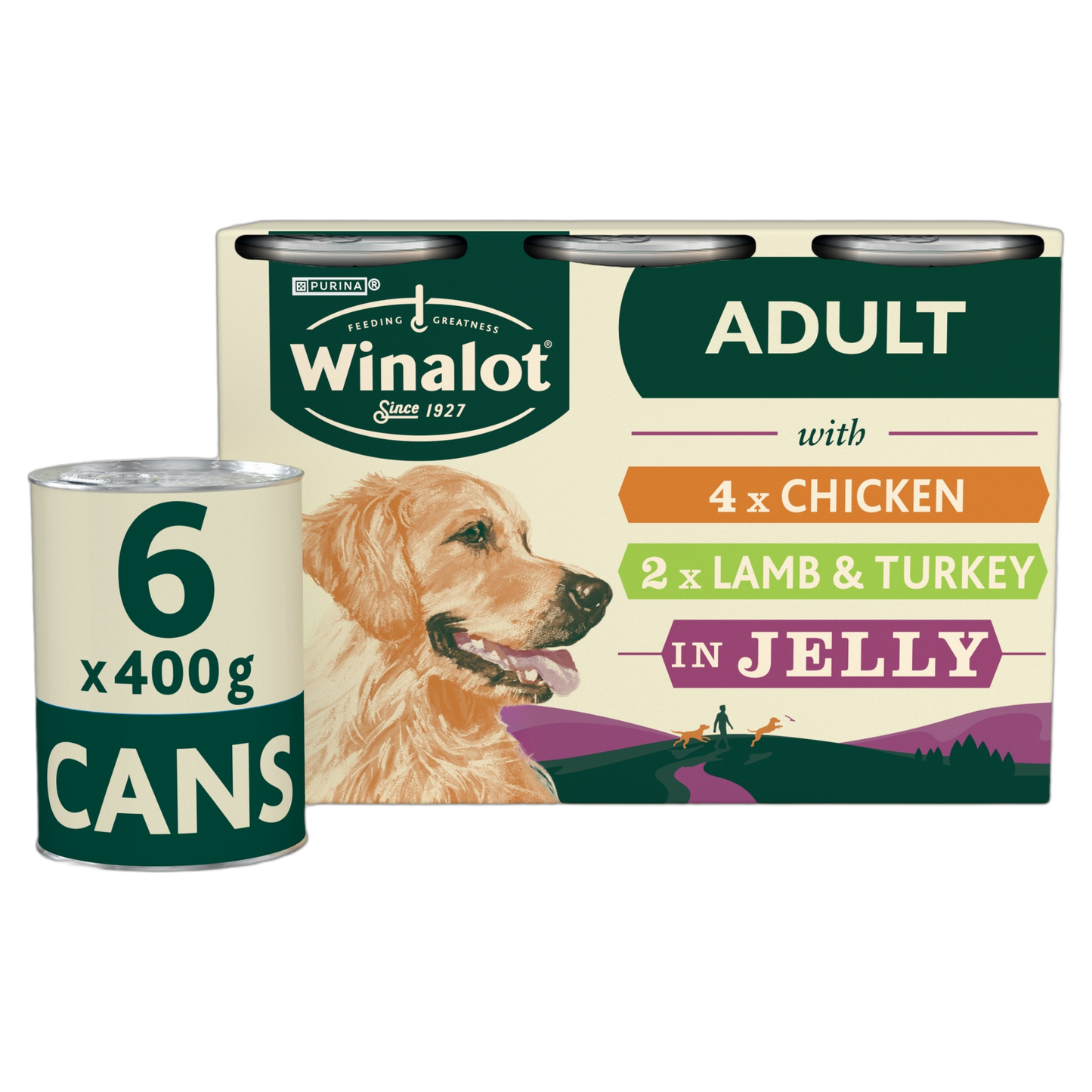 Winalot Classics Mixed Meat in Jelly Can Adult Wet Dog Food