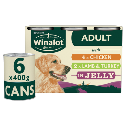 Winalot Classics Mixed Meat in Jelly Can Adult Wet Dog Food