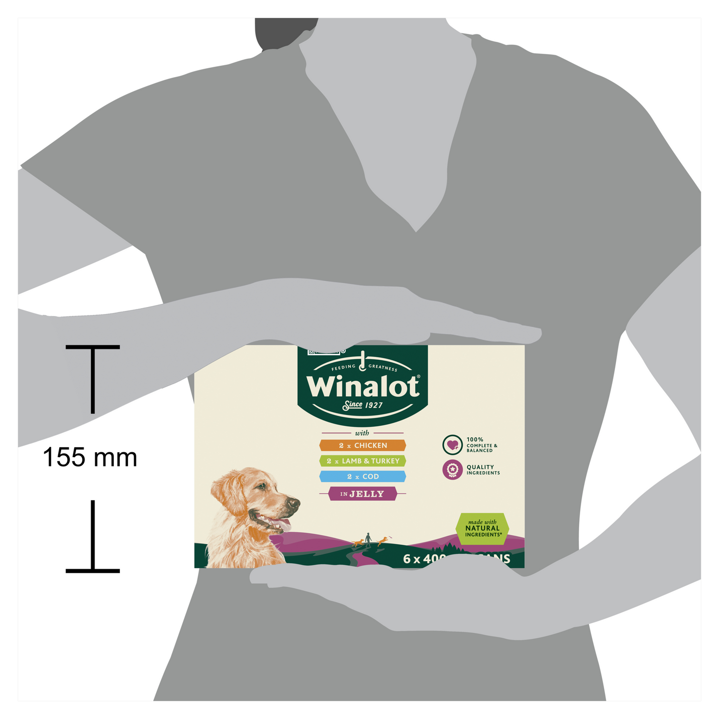 Winalot Classics Mixed in Jelly Can Adult Wet Dog Food