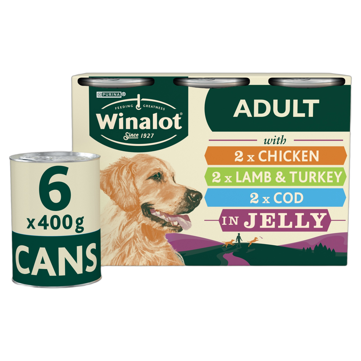 Winalot Classics Mixed in Jelly Can Adult Wet Dog Food