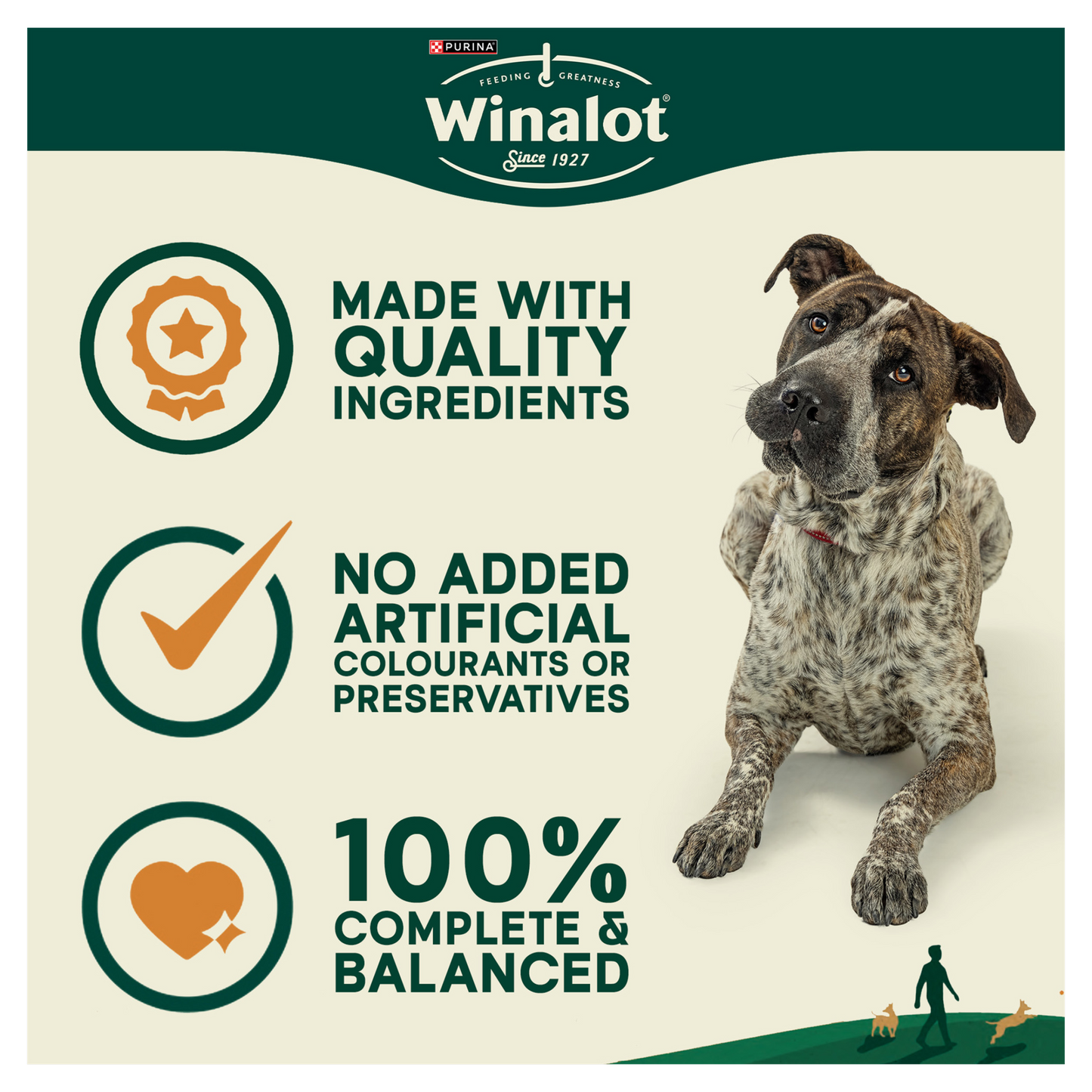 Winalot Meaty Chunks Mixed Rich in Chicken, Beef & Lamb in Gravy Adult Wet Dog Food Pouches Mega Pack