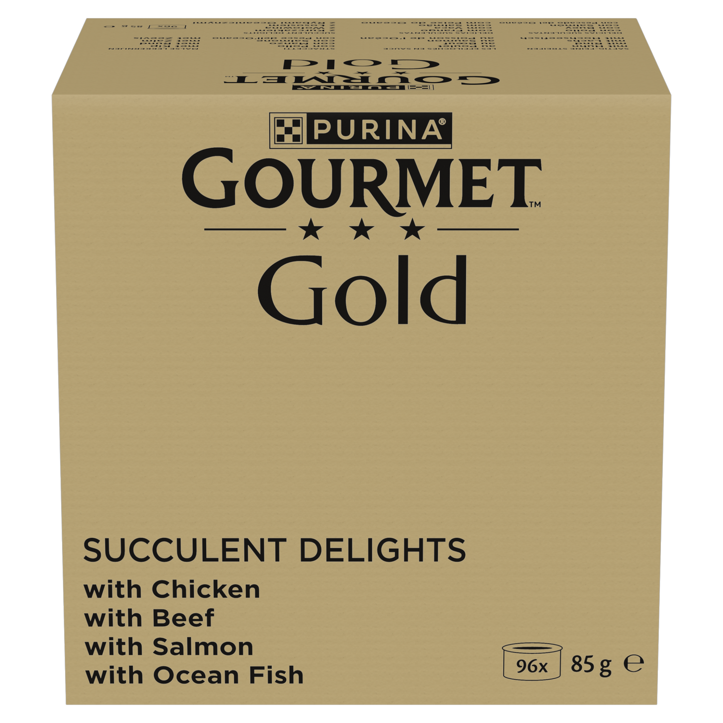 Purina Gourmet Gold Succulent Delights with Chicken, Salmon, Beef & Ocean Fish Adult Wet Cat Food