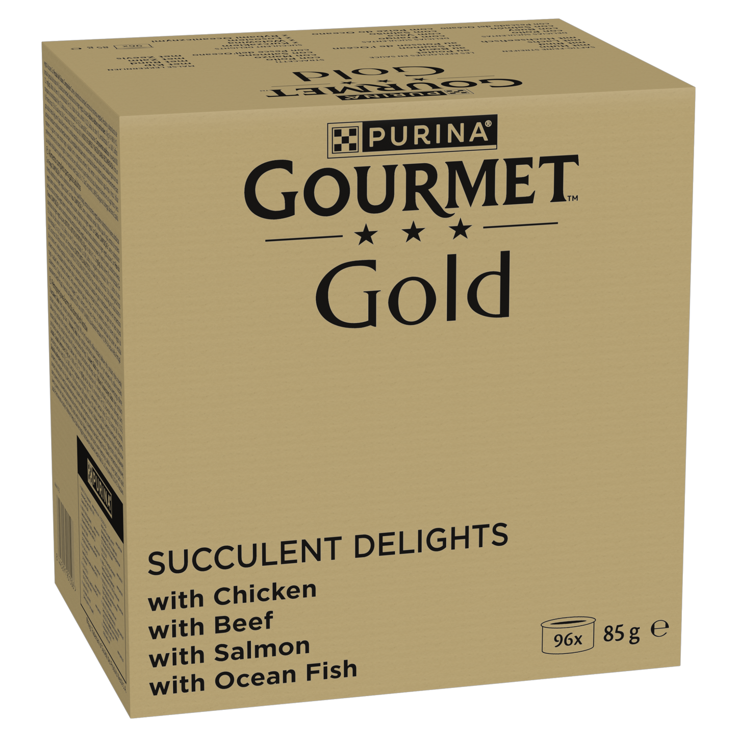 Purina Gourmet Gold Succulent Delights with Chicken, Salmon, Beef & Ocean Fish Adult Wet Cat Food