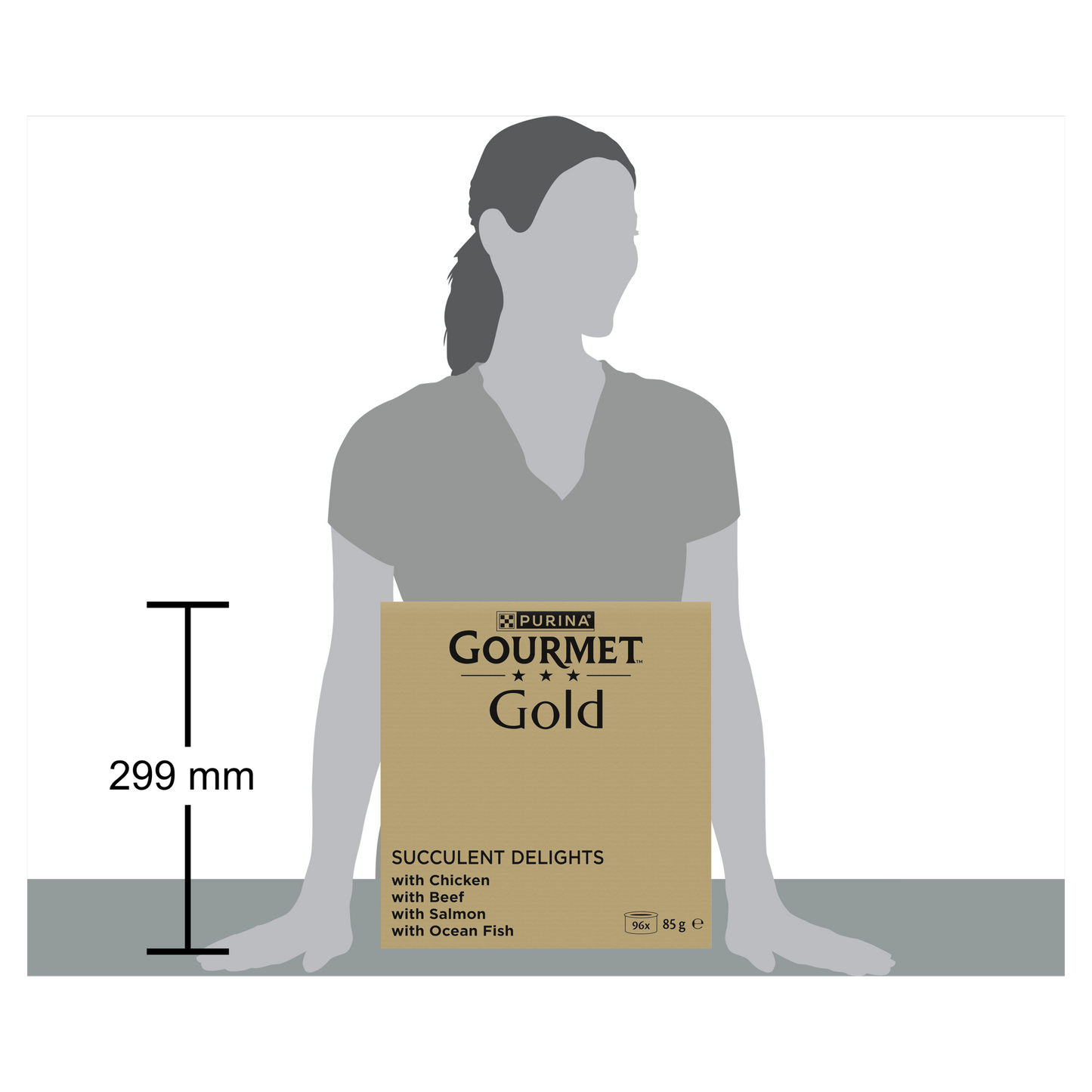 Purina Gourmet Gold Succulent Delights with Chicken, Salmon, Beef & Ocean Fish Adult Wet Cat Food