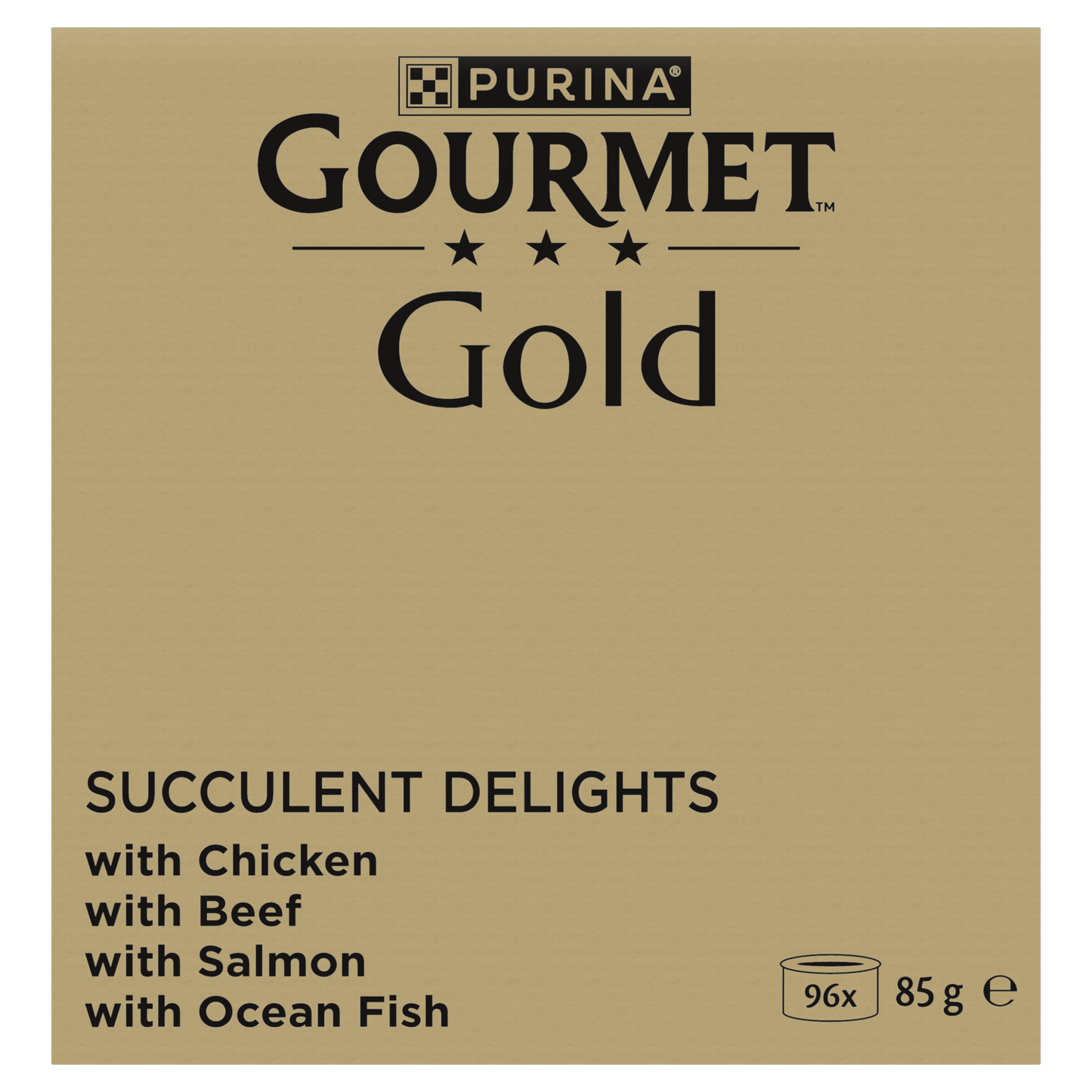 Purina Gourmet Gold Succulent Delights with Chicken, Salmon, Beef & Ocean Fish Adult Wet Cat Food