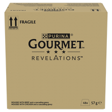 Purina Gourmet Revelations Mousse with Chicken and with Beef with Cascading Gravy Adult Wet Cat Food