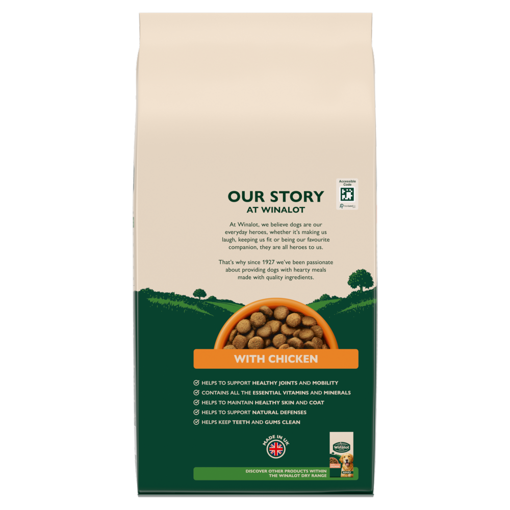 Winalot Adult Dry Dog Food with Chicken