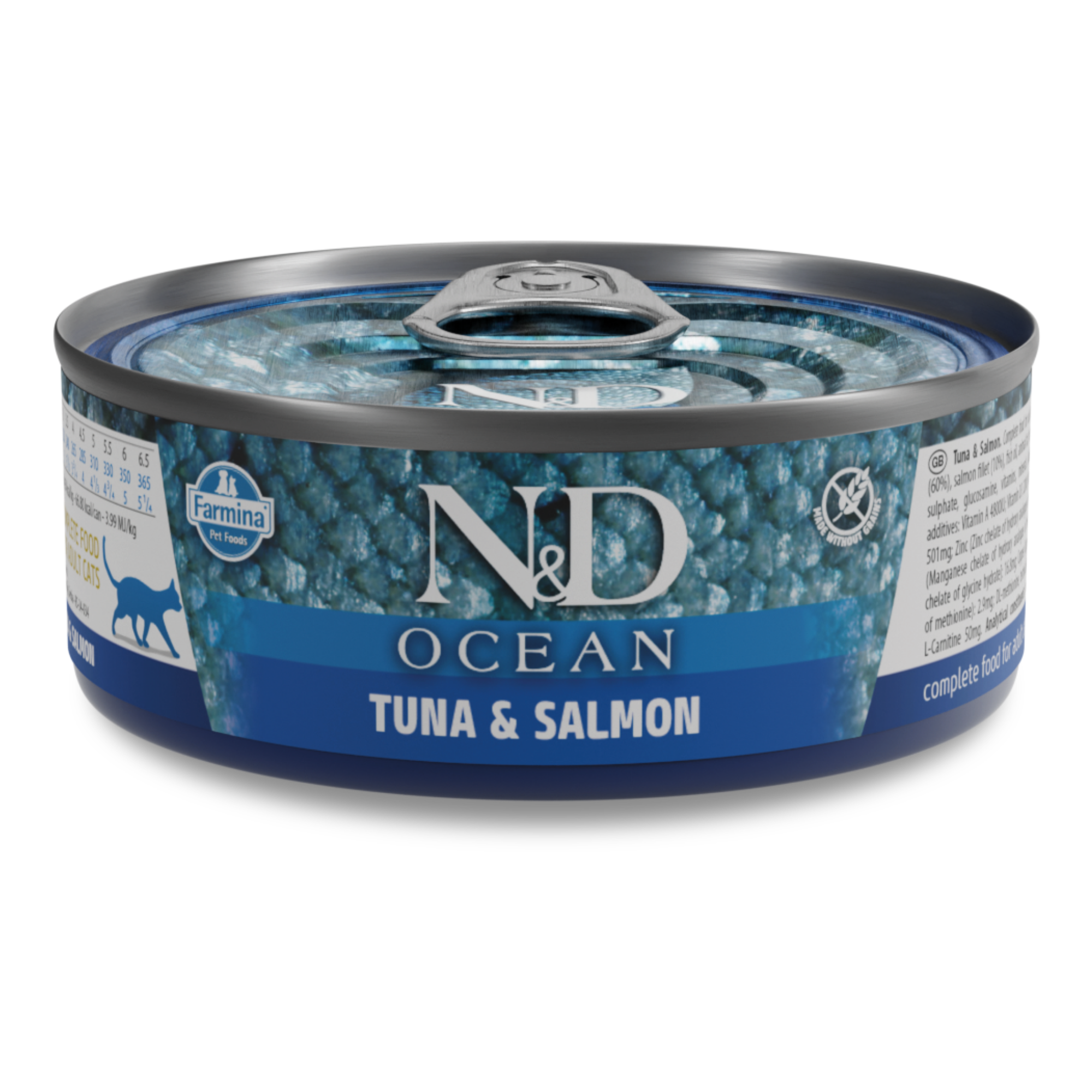 Farmina Farmina Ocean Salmon Tuna Adult Wet Cat Food pet food packaging