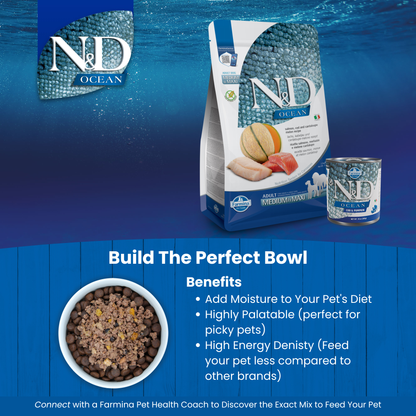 N&D Ocean Adult Wet Cat Food - Tuna & Salmon