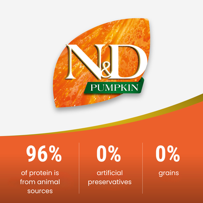 N&D Pumpkin Adult Wet Cat Food - Duck & Pumpkin