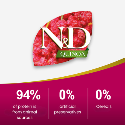 N&D Quinoa Skin & Coat Adult Wet Dog Food - Herring & Coconut