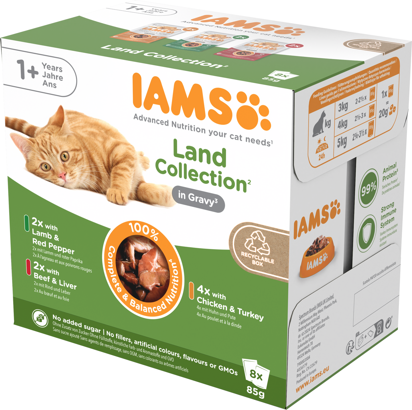 Iams Delights Adult Land Collection in Gravy Wet Cat Food