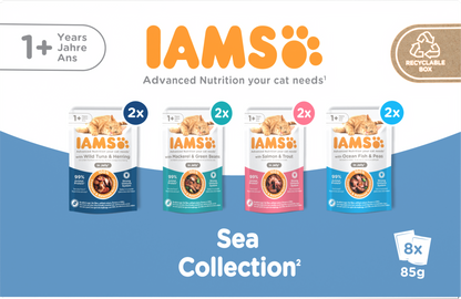 Iams Delights Adult Sea Collection in Jelly Wet Cat Food