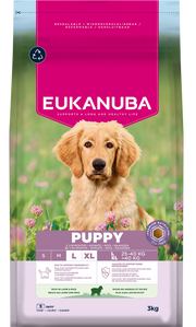 Eukanuba Puppy & Junior Large Breed Dry Dog Food - Lamb & Rice