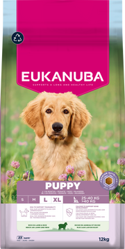 Eukanuba Puppy & Junior Large Breed Dry Dog Food - Lamb & Rice