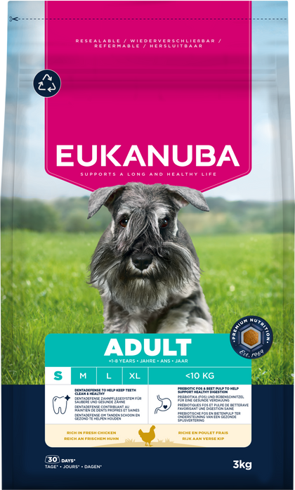 Eukanuba Adult Small Breed Dry Dog Food - Chicken