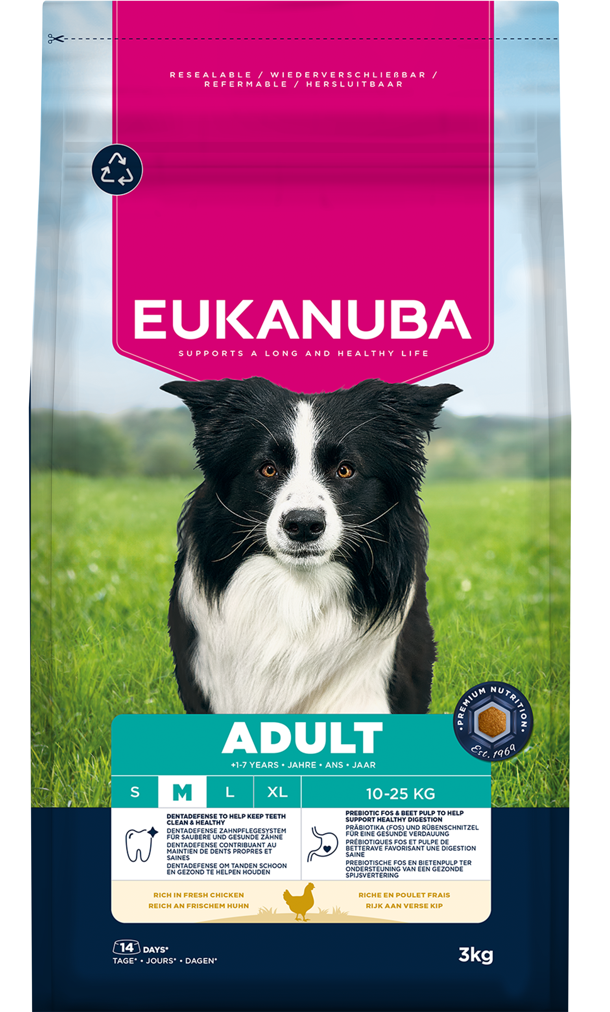 Eukanuba Eukanuba Chicken Turkey Adult Dry Dog Food pet food packaging
