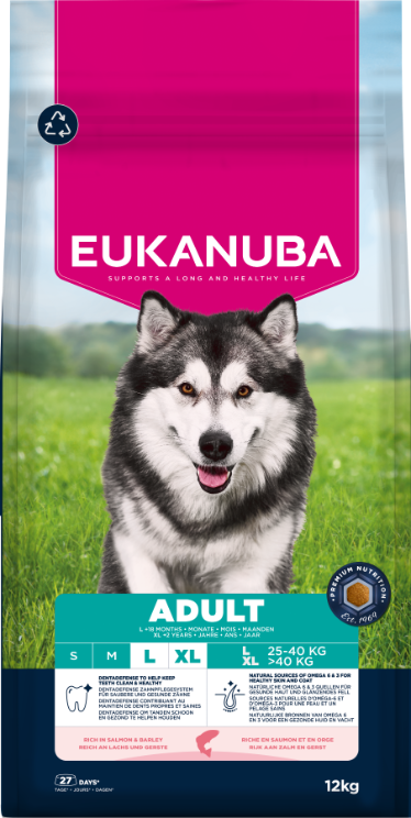 Eukanuba Adult Large Breed Dry Dog Food - Salmon & Barley