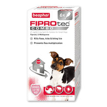 Beaphar FIPROtec Combo Flea & Tick Spot-On Solution for Small Dogs (2-10kg)