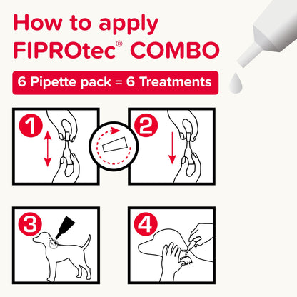 Beaphar FIPROtec Combo Flea & Tick Spot-On Solution for Small Dogs (2-10kg)