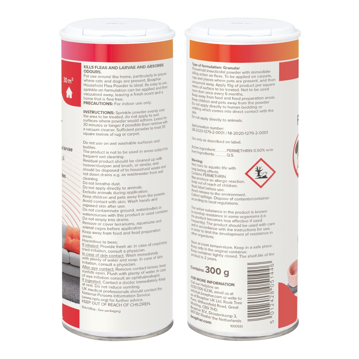 Beaphar Household Flea Powder