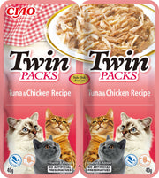 Ciao Twin Packs Wet Cat Food - Tuna & Chicken Recipe in Tuna Broth