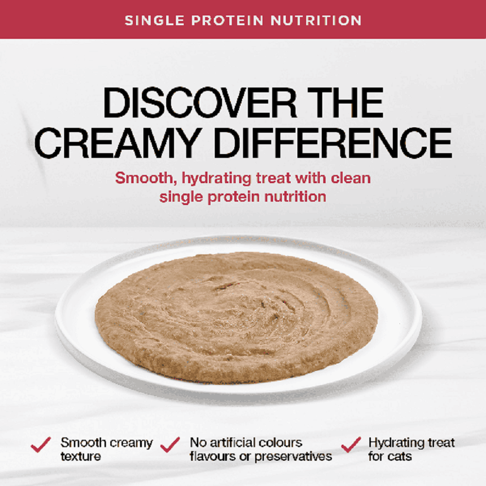 Real Simplicity Creamy Protein Treats Grass Fed Beef Adult Cat Treat