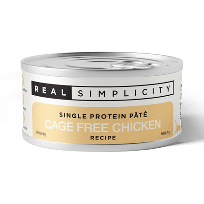 Real Simplicity Single Protein Pate Farm Raised Chicken Adult Wet Cat Food