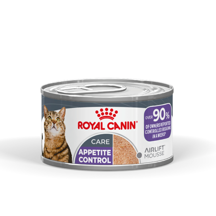 Royal Canin Royal Canin Appetite Control Care Airlift Mousse Adult Wet Cat Food pet food packaging