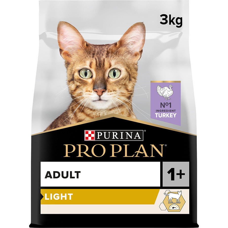 Pro Plan Light Optirenal Adult Dry Cat Food - Turkey & Rice