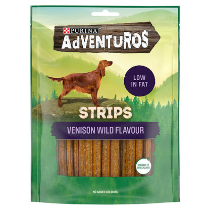 Purina Adventuros Strips Dog Treat Venison