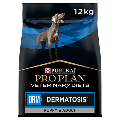 Pro Plan Pro Plan Diets Drm Dermatosis Adult Dry Dog pet food packaging