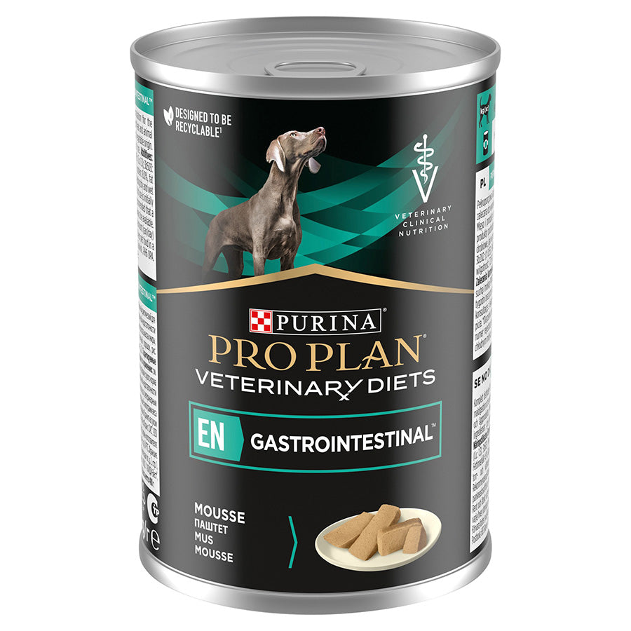 Pro Plan Pro Plan Purina Veterinary Diets Gastrointestinal Adult Wet Dog Food pet food packaging