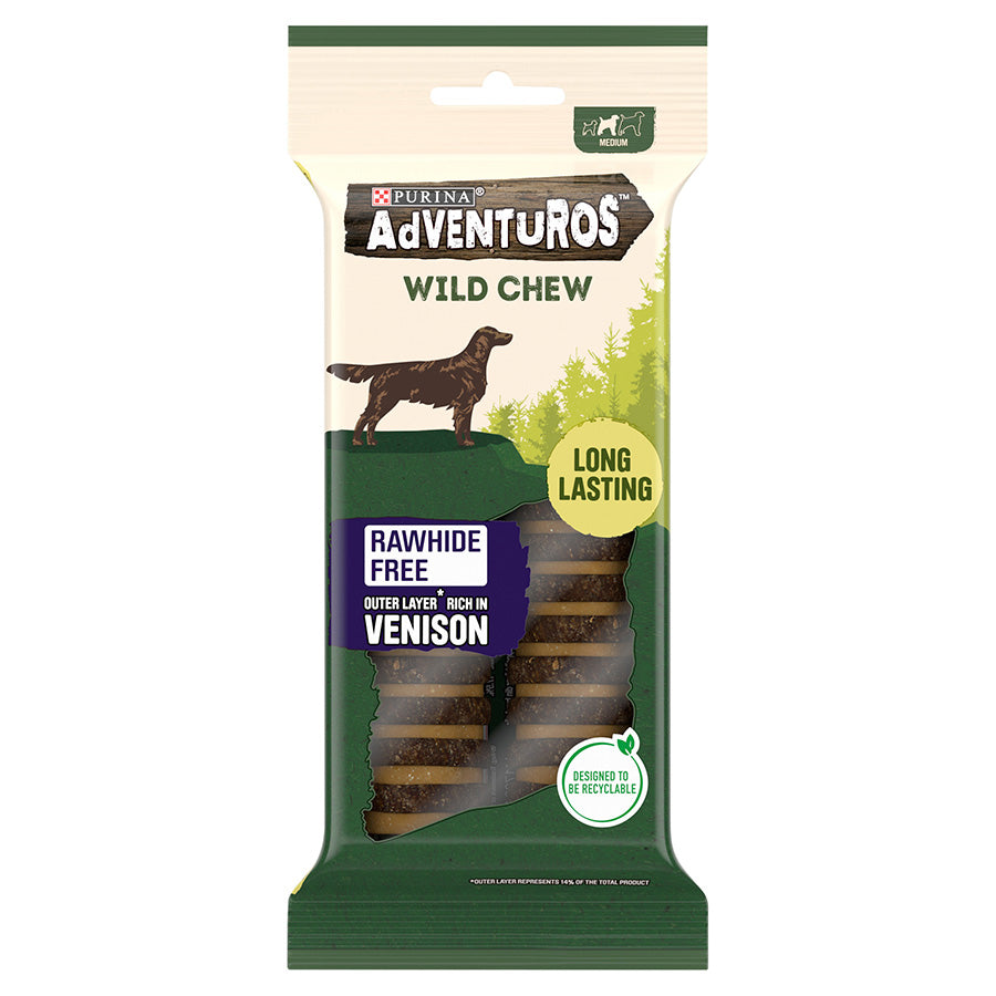 Purina Adventuros Medium Adult Wild Chew Dog Treats - Venison