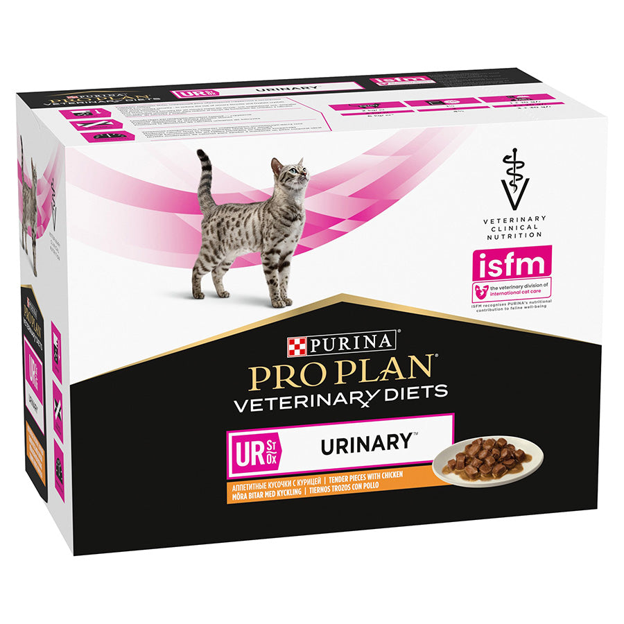 Pro Plan Pro Plan Purina Veterinary Diets Ur Urinary Chicken Adult Wet Cat Food pet food packaging