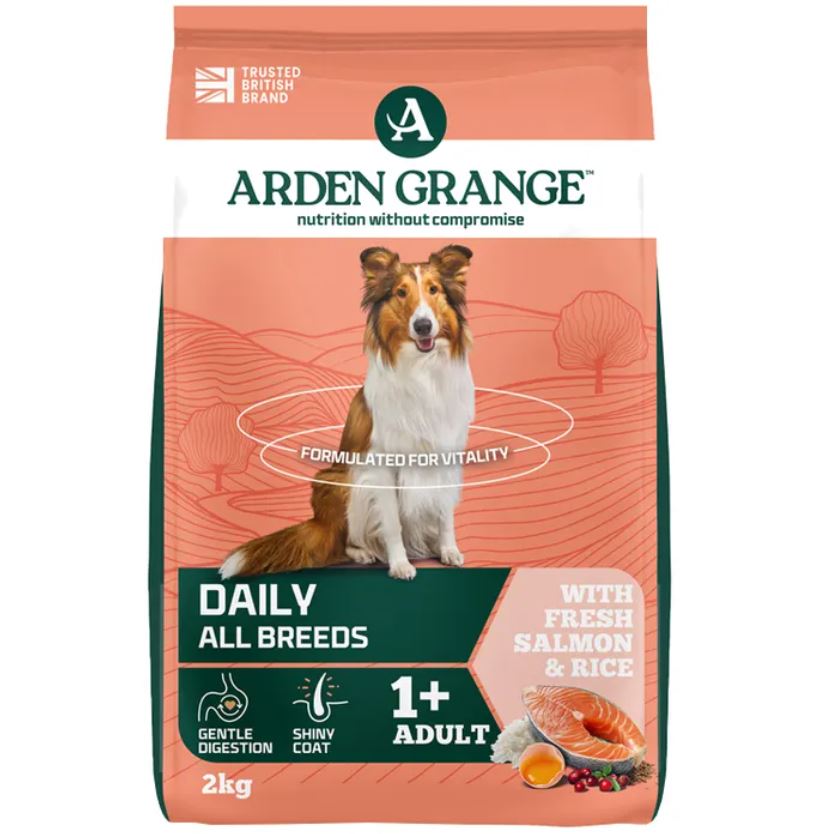 Arden grange Arden Grange Chicken Salmon Adult Dry Dog Food pet food packaging