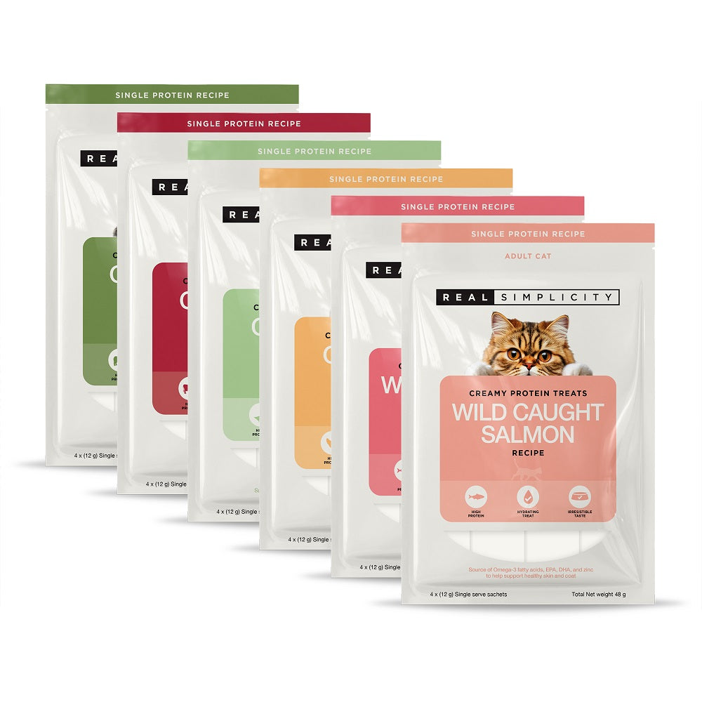 Real Simplicity Creamy Protein Treats Farm Raised Chicken Adult Cat Treat