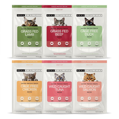 Real Simplicity Creamy Protein Treats Farm Raised Chicken Adult Cat Treat