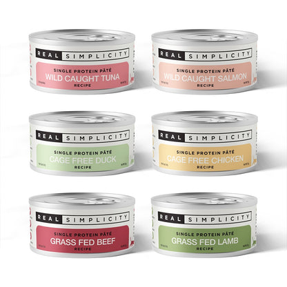 Real Simplicity Single Protein Pate Wild Caught Salmon Adult Wet Cat Food