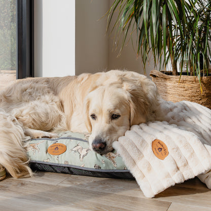 Banbury & Co Rural Retreats Dog Mattress & Blanket Bundle