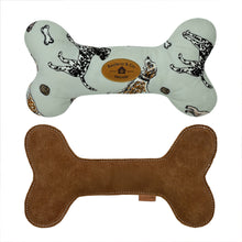 Banbury & Co Rural Retreats Plush & Suede Dog Bone Toy Set